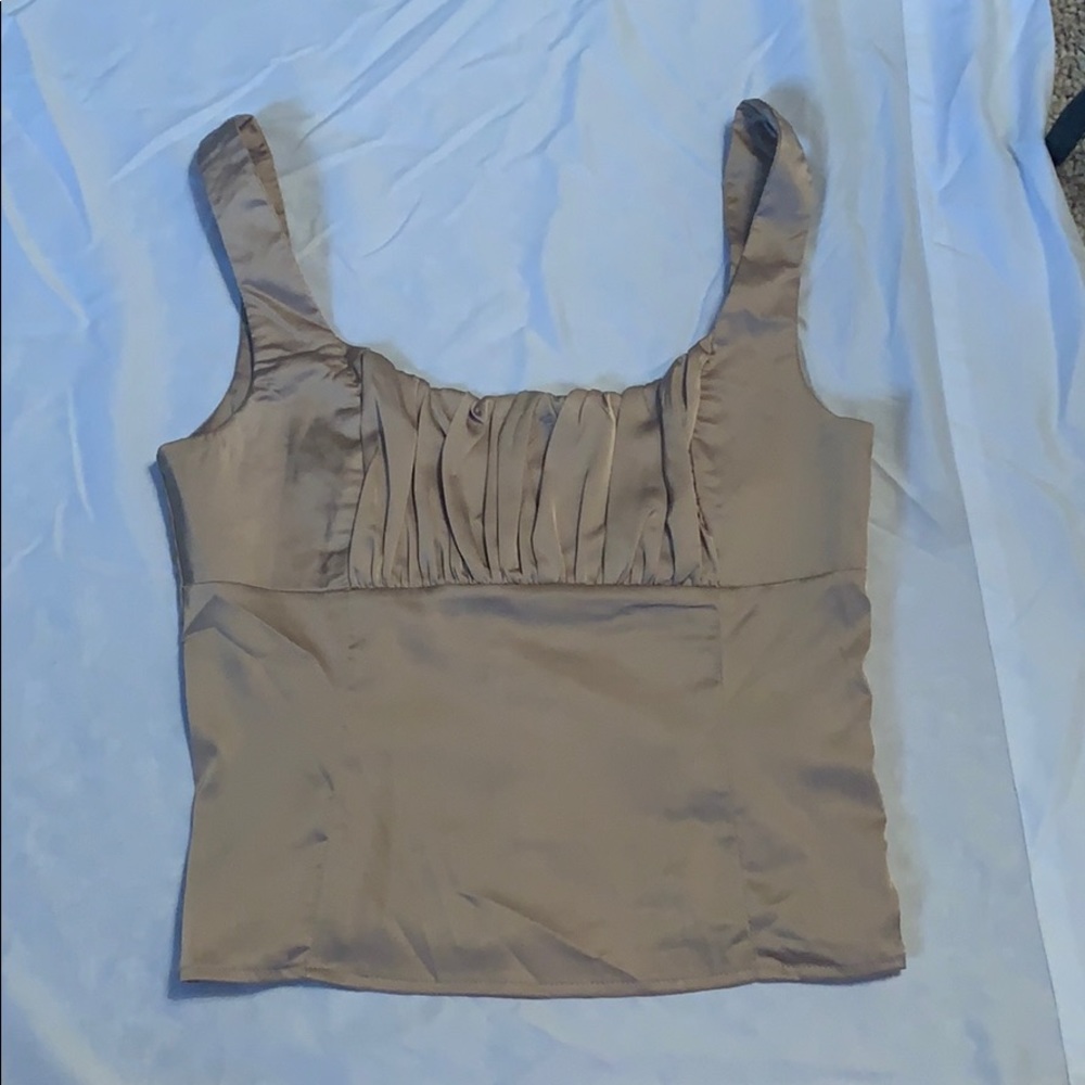 Satin Gold Top